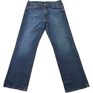 Lucky Brand Y2K Bootcut Jeans Men's 36 Blue Mid Rise Stretch Denim USA Made